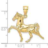 10K 3-D Tennessee Walking Horse Charm-10K6577