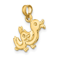 10K 3-D Two Ducks Charm-10K6594