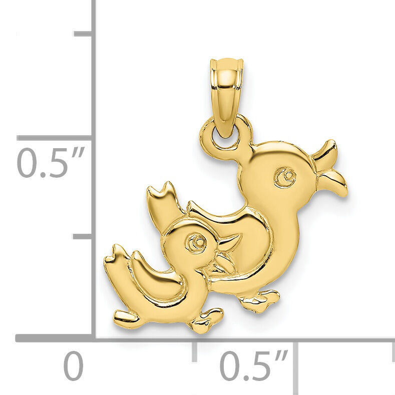 10K 3-D Two Ducks Charm-10K6594
