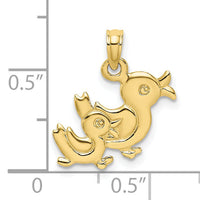 10K 3-D Two Ducks Charm-10K6594