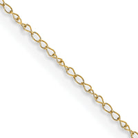 10k .42mm Carded Curb Chain-10K6CY-16
