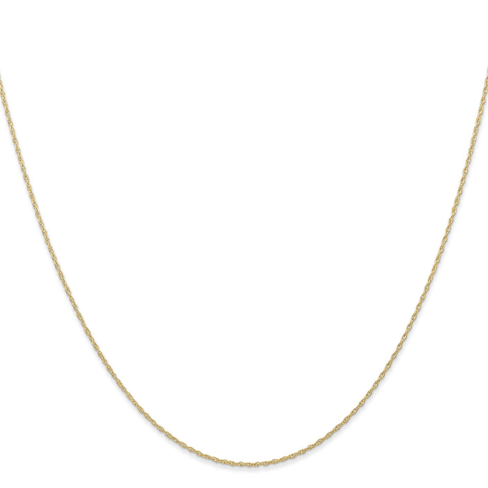 10k .6 mm Carded Cable Rope Chain-10K6RY-16