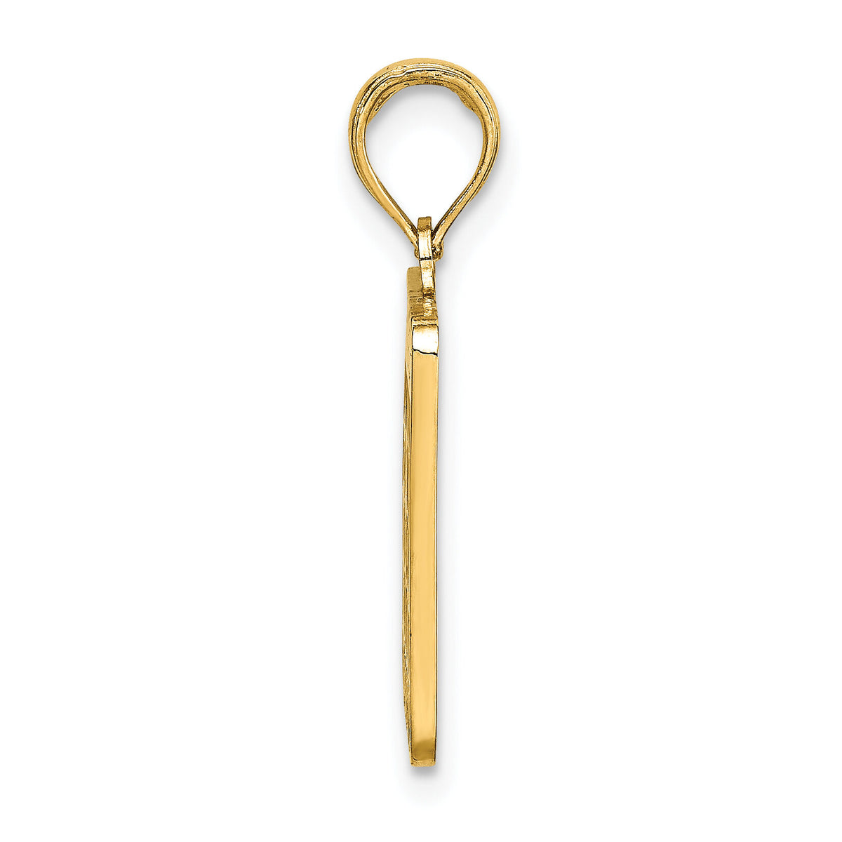 10K w/ Enamel Bingo Card Charm-10K7058