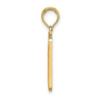 10K w/ Enamel Bingo Card Charm-10K7058