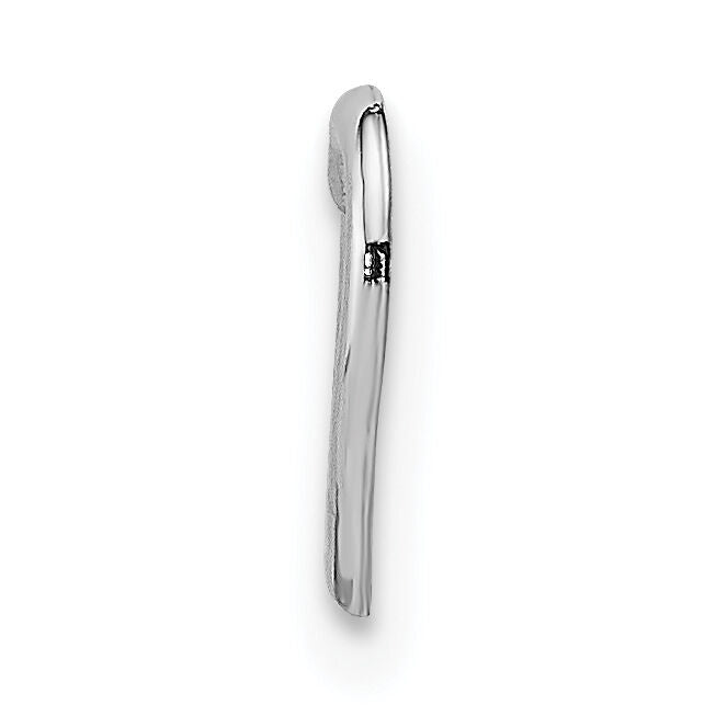 10K White Gold Polished Mini Floating Heart Slide-10K7108W