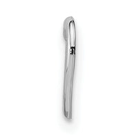 10K White Gold Polished Mini Floating Heart Slide-10K7108W