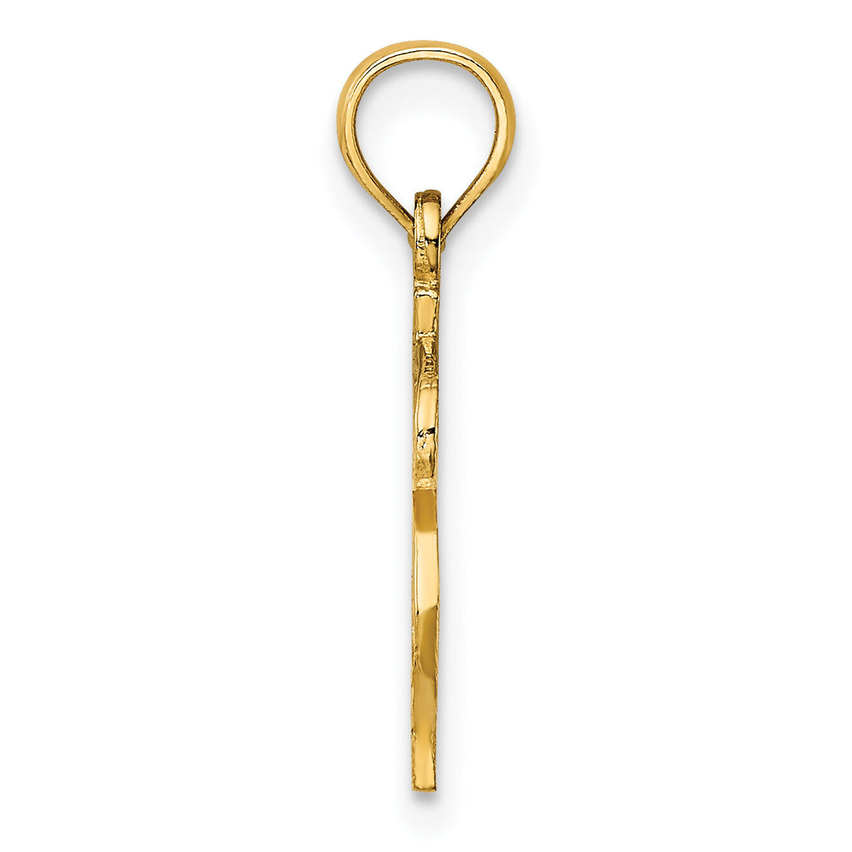10K Dollar Sign Charm-10K7136