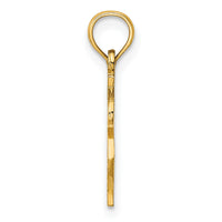 10K Dollar Sign Charm-10K7136