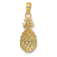 10K Textured Pineapple Charm-10K7138