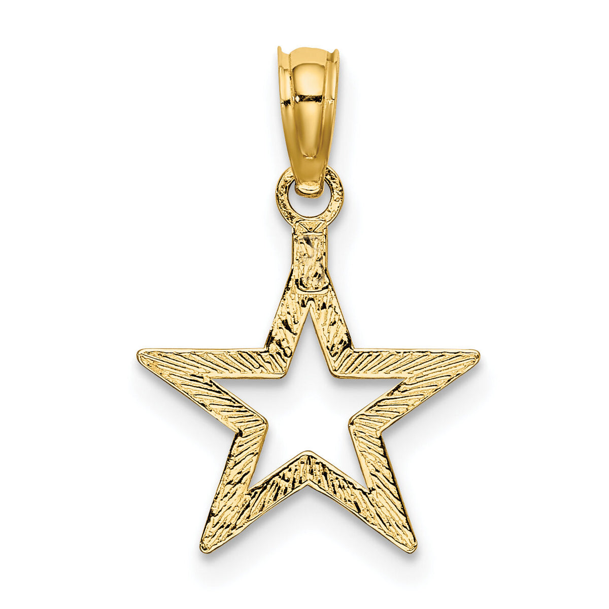 10k Cut-out Star Charm-10K7141