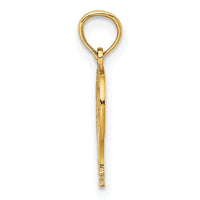 10K Cut-Out Flat Hot Air Balloon Charm-10K7148