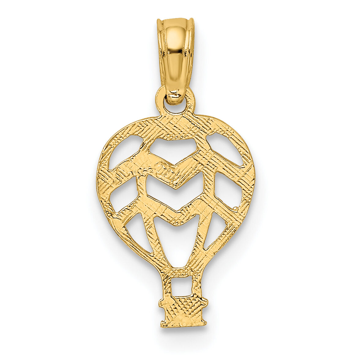 10K Cut-Out Flat Hot Air Balloon Charm-10K7148