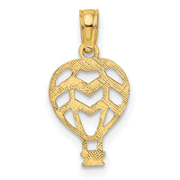 10K Cut-Out Flat Hot Air Balloon Charm-10K7148