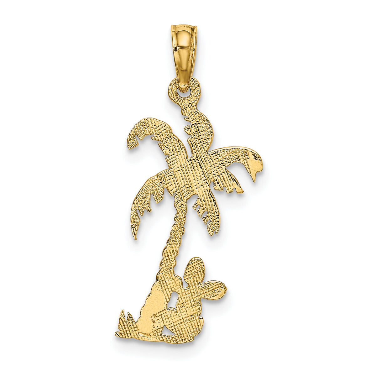 10K Palm Tree w/ Cactus Charm-10K7157