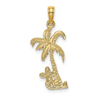 10K Palm Tree w/ Cactus Charm-10K7157