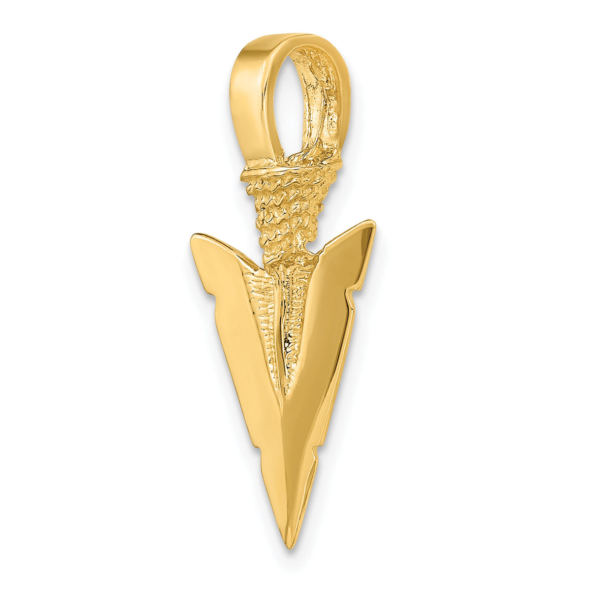 10K 3-D Arrowhead Charm-10K7165