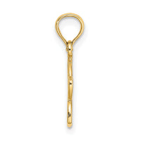 10k Cut Out Flower Charm-10K7188