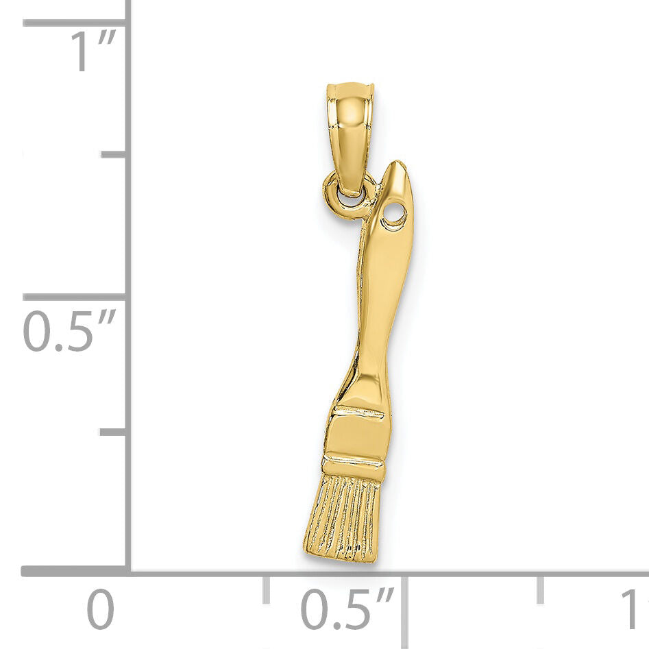 10K 3-D Paint Brush Charm-10K7189