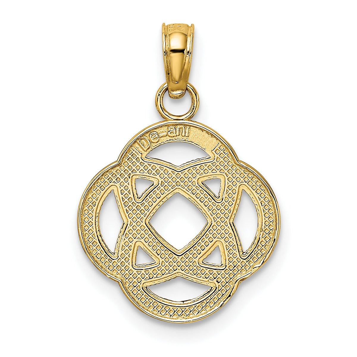 10K Small Celtic Eternity Knot Circle Charm-10K7214