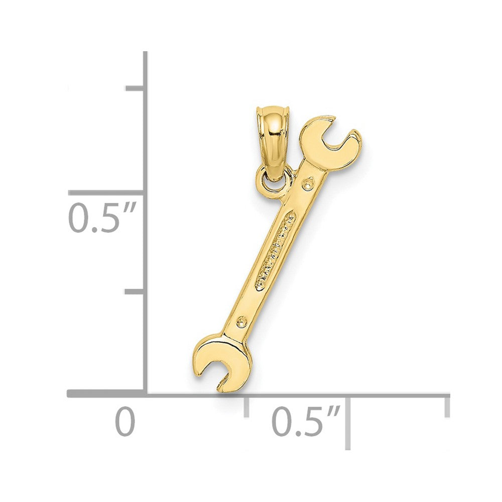 10K 3-D Double Open-Ended Wrench Charm-10K7222