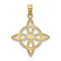 10k Small Celtic Eternity Knot Charm-10K7223