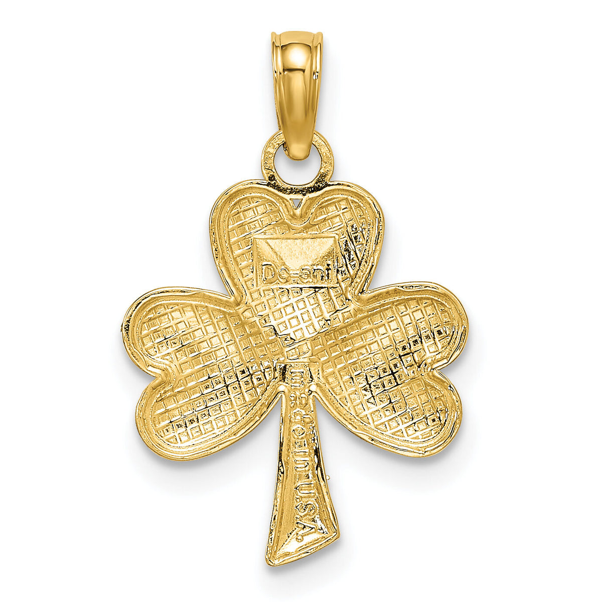 10K 3-Leaf Clover Charm-10K7240