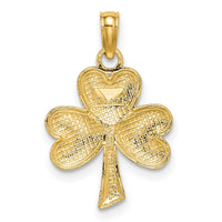 10K 3-Leaf Clover Charm-10K7240