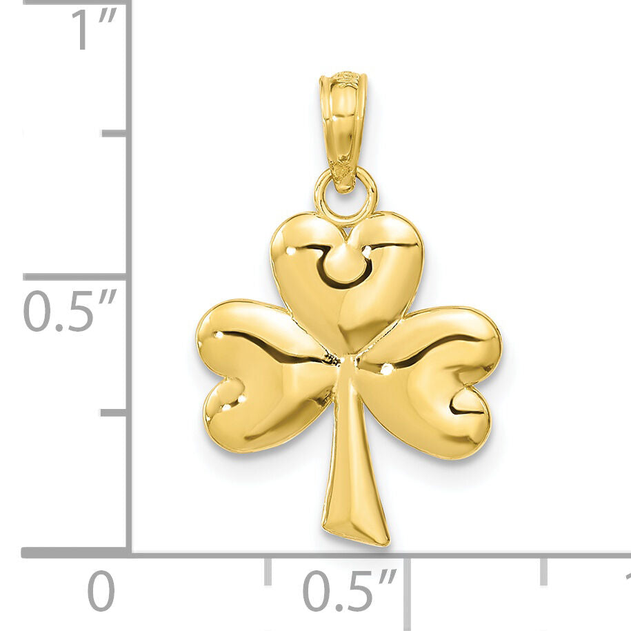10K 3-Leaf Clover Charm-10K7240