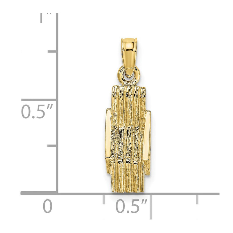 10K 3-D Lounge Beach Chair Charm-10K7276