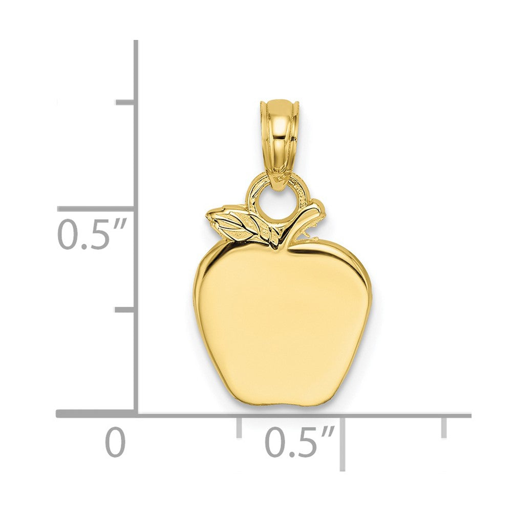 10K Polished Apple Charm-10K7312