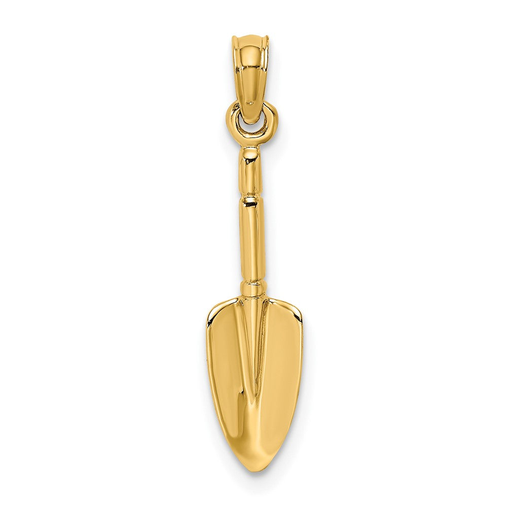 10K 3-D  Trowel Garden Tool Charm-10K7320