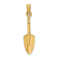 10K 3-D  Trowel Garden Tool Charm-10K7320