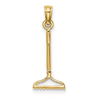 10K 3-D Landscape Rake Garden Tool Charm-10K7322