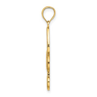 10k Fleur De Lis Pendant-10K7337