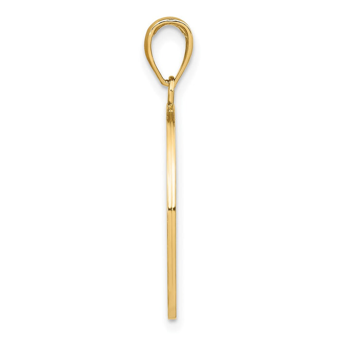 10K Large Tree Of Life In Round Frame Charm-10K7341