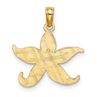 10K Flat Starfish Charm-10K7371