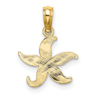 10K Flat Starfish Charm-10K7372