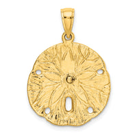 10K Sand Dollar w/ Starfish Charm-10K7390