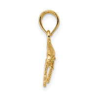 10K 2-D Whale Charm-10K7448