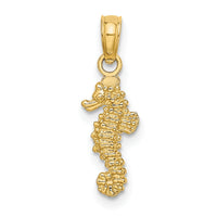 10K 3-D Mini Seahorse Charm-10K7478
