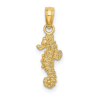 10K 3-D Mini Seahorse Charm-10K7478