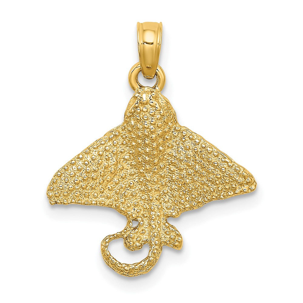 10K Textured Spotted Eagle Ray Charm-10K7487