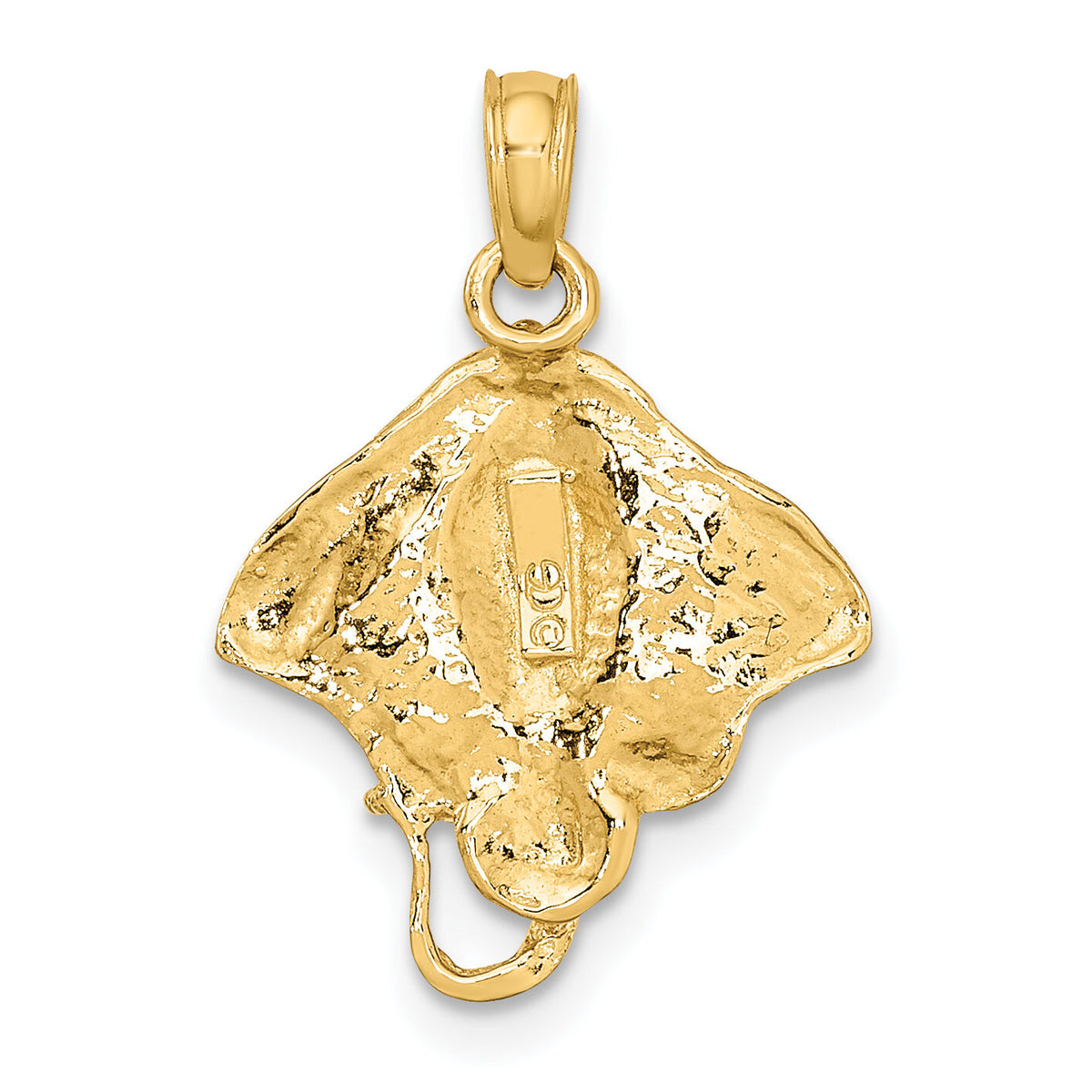 10K 2-D Stingray Charm-10K7521