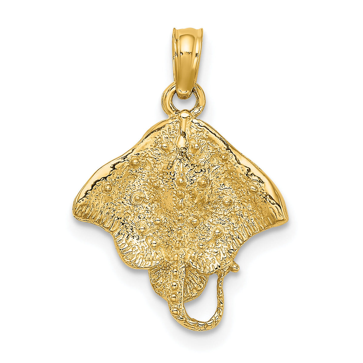 10K 2-D Stingray Charm-10K7521