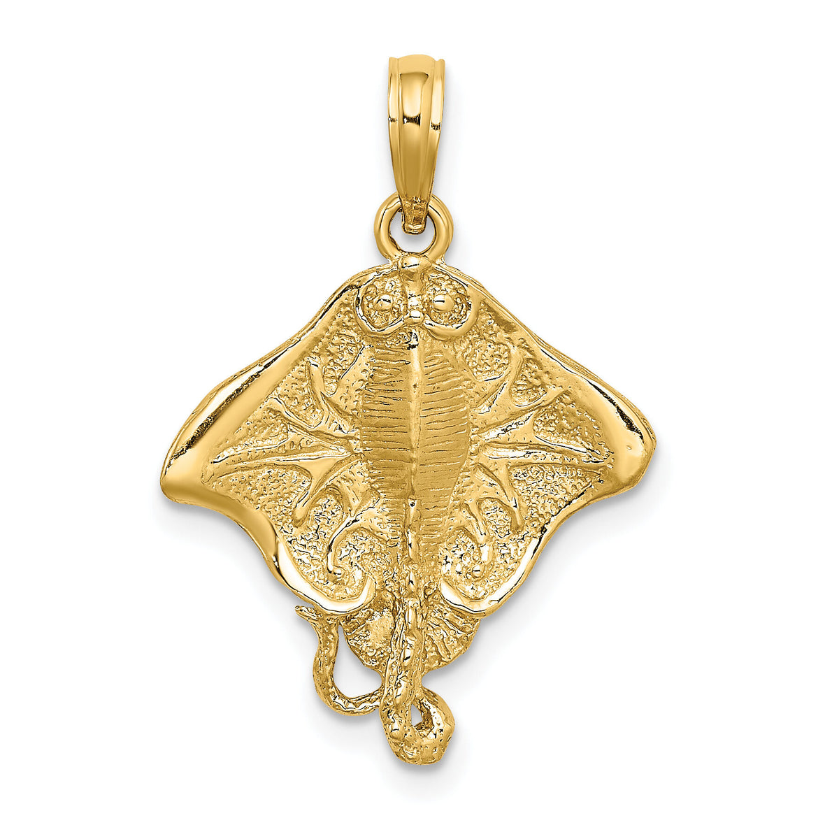 10K 2-D Stingray Charm-10K7567