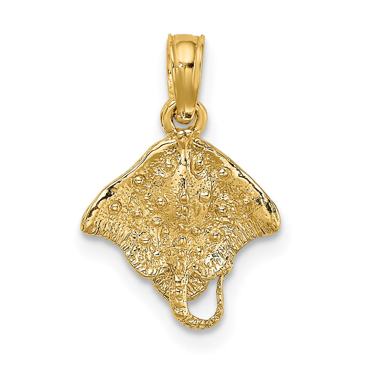10K 2-D Stingray Charm-10K7624