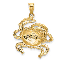 10K 2-D Crab Charm-10K7628