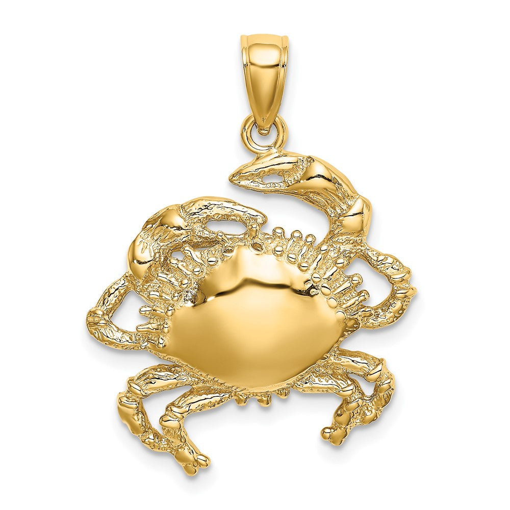 10K 2-D Crab Charm-10K7628