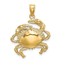 10K 2-D Crab Charm-10K7628