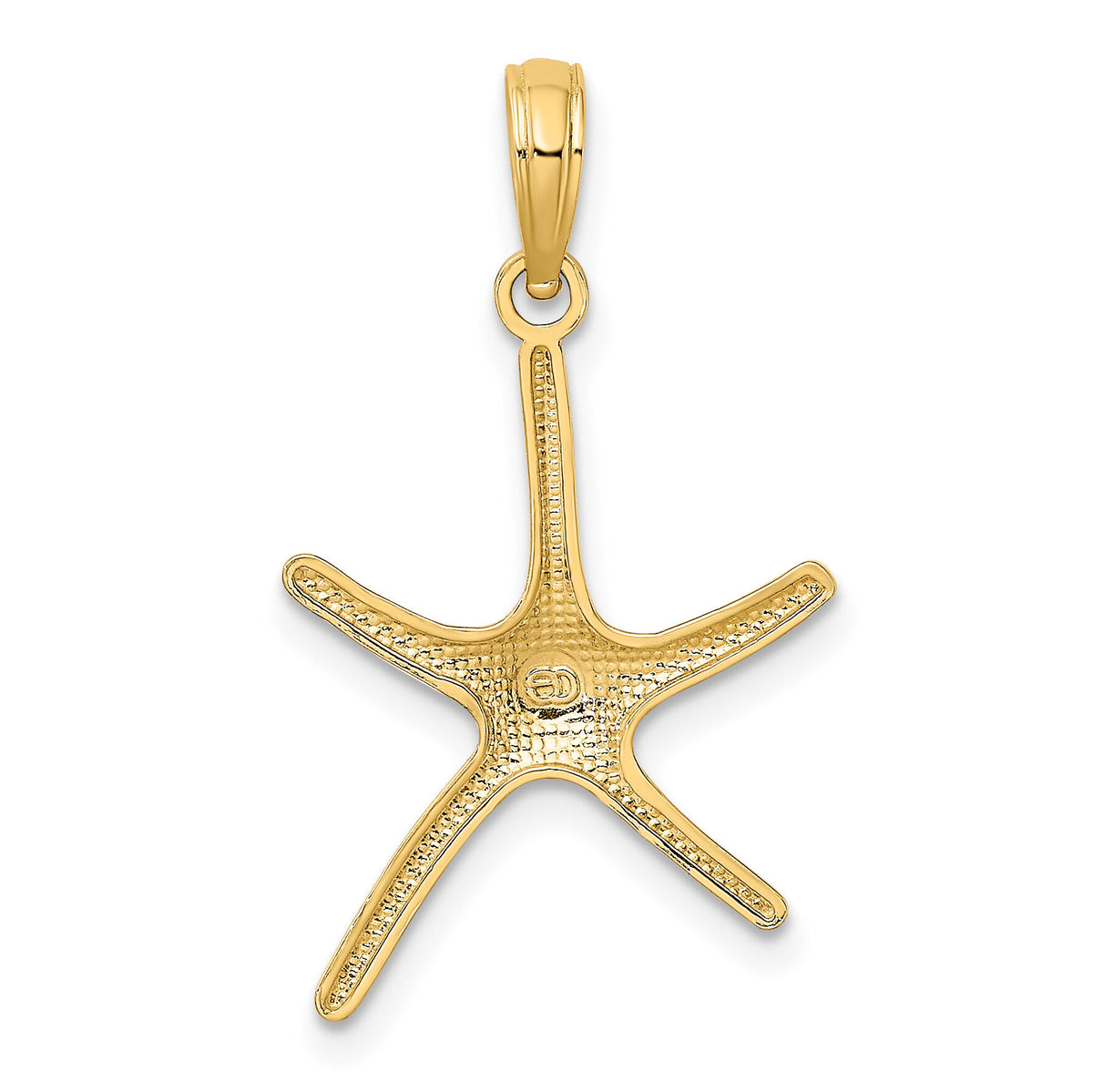 10k Dancing Starfish Charm-10K7671